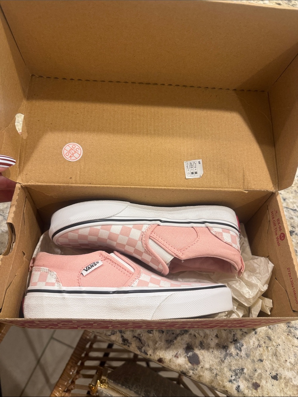 Youth 13 slip on vans